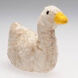 Toy Goose - Ada Perry, White Plush, circa 1930s-1960s