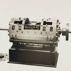 Photograph - Industrial & Technological Museum, Michell Crankless Air Compressor, Melbourne, Victoria, 1921