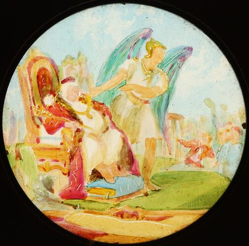 Lantern Slide - 'Lusting Made Mayor',The Holy War, 1850-1910