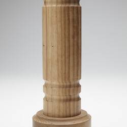 Lamp Base - Adolph Bruhn & Son, Wooden, Turned, circa 1970-1990