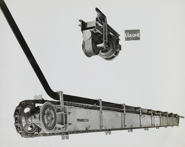 Photograph - Schumacher Mill Furnishing Works, 'Carcass Elevator', Port Melbourne, Victoria, 1939