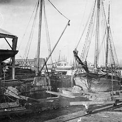 Negative - Beauchamps Shipyard, Port Adelaide, South Australia, Mar 1914