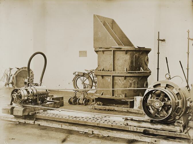Photograph - Crankless Engines (Australia) Pty Ltd, Air Compressor, Fitzroy, Victoria, 1921