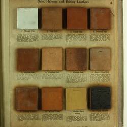 Leather Specimen Book - Pfister & Vogel, Milwaukee, Wisconsin, 1917
