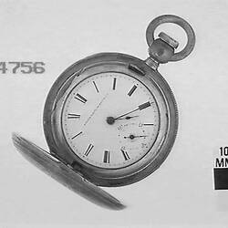 Pocket watch with open cover