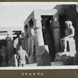 Photograph - Karnak Temple, Luxor, Egypt, World War II, 1939-1943