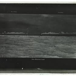 Glass Negative - Copy of 'Mac-Robertson Land', Frank Hurley, Antarctica, 1929-1930