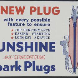 Publicity Brochure - H.V. McKay Massey Harris, Spark Plugs, 1948