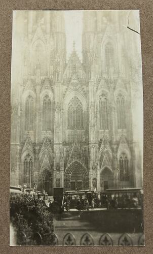 Photograph - Cologne Cathedral, Driver Cyril Rose, World War I, 1916-1919