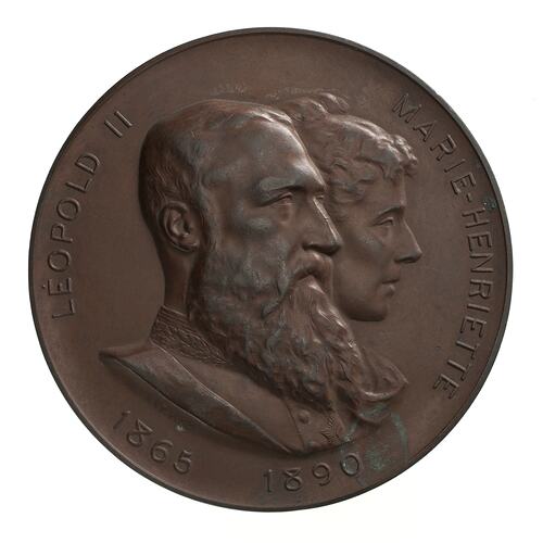 Medal - 60th Anniversary of Belgium, Belgium, 1890
