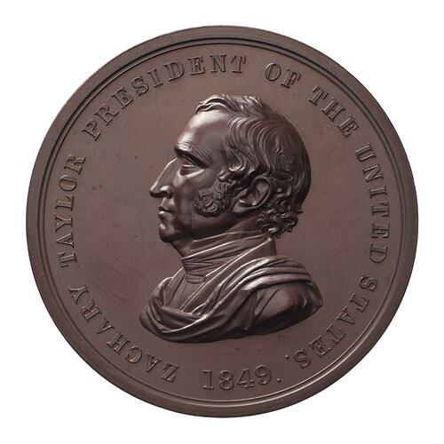 Medal - Indian Peace Medal, President Zachary Taylor, United States of America, 1849