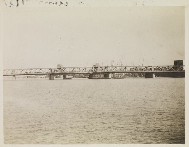 Boulac Bridge, Egypt, Captain Edward Albert McKenna, World War I, 1914-1915