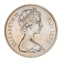 Coin - 10 Cents, Fiji, 1979