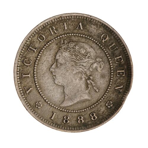 Coin - Farthing, Jamaica, 1888