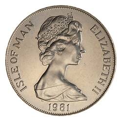 Coin - 1 Crown, Isle of Man, 1981