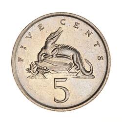 Coin - 5 Cents, Jamaica, 1975