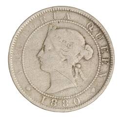 Coin - 1 Penny, Jamaica, 1880