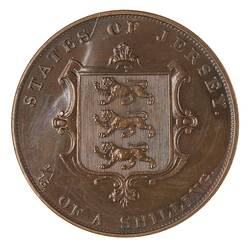 Proof Coin - 1/13 Shilling, Jersey, Channel Islands, 1865