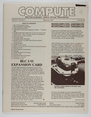 Newsletter - COMPUTE, Vol 4 No 3, May-Jun 1978