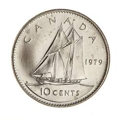 Coin - 10 Cents, Canada, 1979