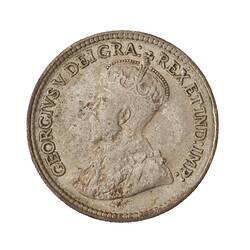 Coin - 5 Cents, Canada, 1919