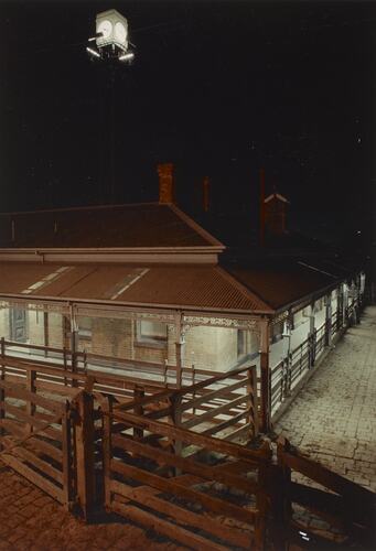 Administration Building at Night, Newmarket, Sept 1985