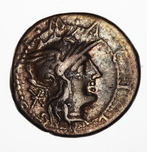 Coin - Denarius, M. Acilius, Ancient Roman Republic, 130 BC