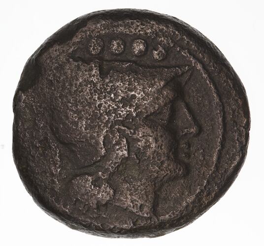 Coin - Triens, Anonymous issue, Ancient Roman Republic, post 211 BC