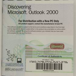 Instruction Book - Discovering Microsoft Outlook 2000, Pocket PC, Compaq Ipaq