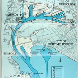 Map - 'Port of Melbourne', Melbourne, circa 1984
