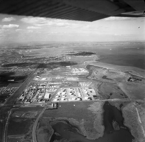 Negative - Aerial View of the Altona Oil Refinery, Victoria, circa 1964