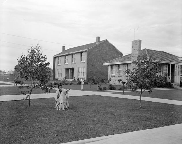 Housing Commission of Victoria, View of Houses in the Olympic Village, Victoria, 21 Apr 1959
