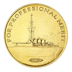 Medal - Death of First British Officer in World War I, Great Britain, 1914
