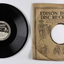 Disc Recording - Edison, Double-Sided, 'How Fair Art Thou' & 'The Chase-Hunting Song', 1919-1929