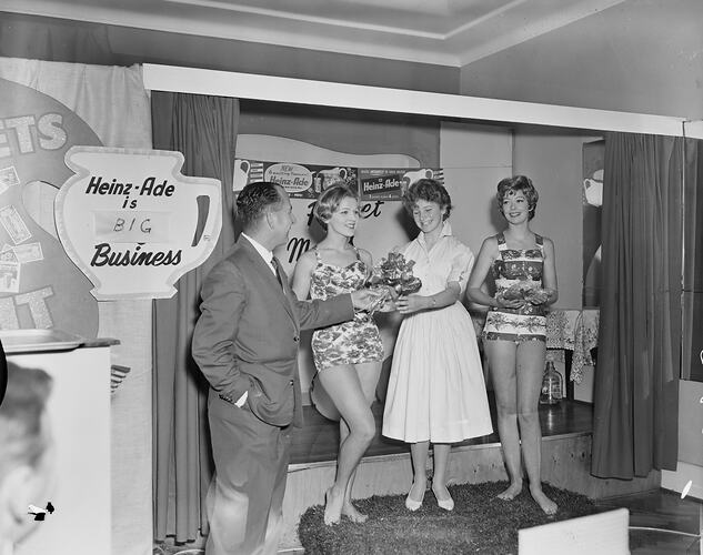 H. J. Heinz Co, Promotional Models, Hawthorn, Victoria, 14 Aug 1959