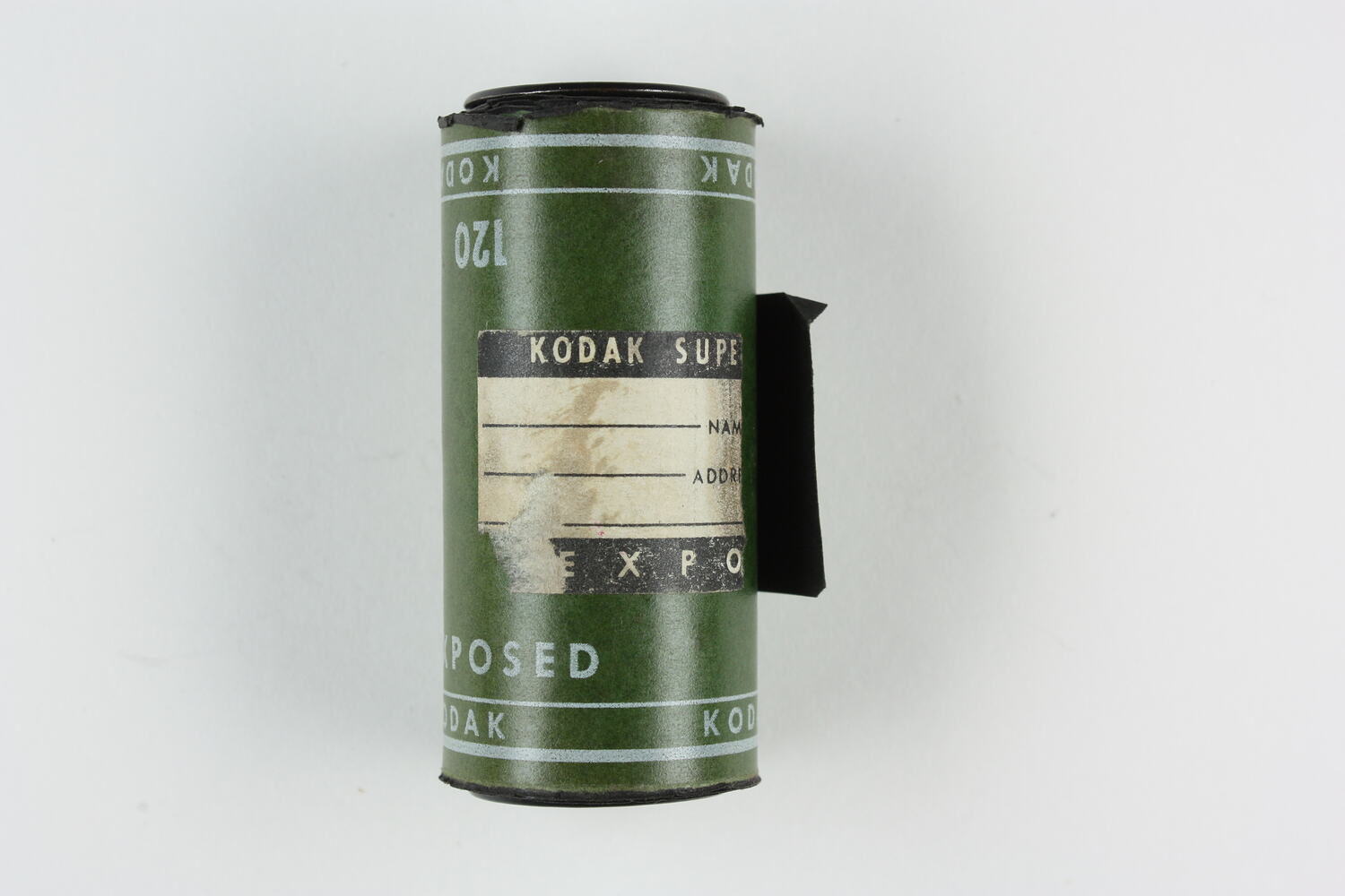 Film Cartridge - 'Kodak Super-XX', 120 film, circa 1950s (PHOTOGRAPHY