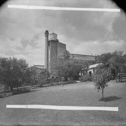Glass Negative - Kodak Australasia Pty Ltd, Kodak Factory & Garden, Abbotsford, Victoria, circa 1930s