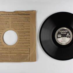 Disc Recording - Edison, Double-Sided, 'Gloria' & 'Crucifix',1919-1929