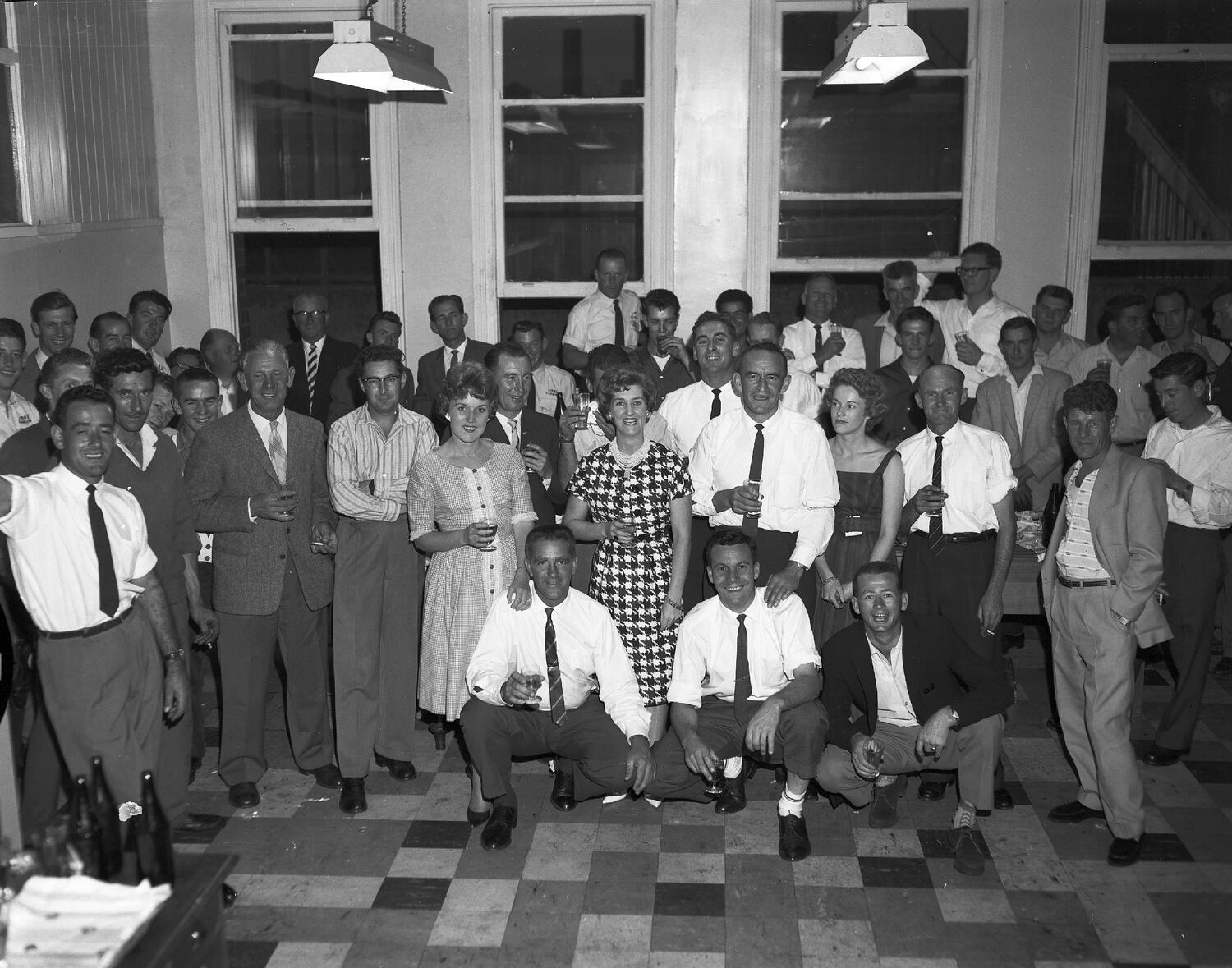 Negative - Kings Parking Co, Group at a Social Event, Melbourne, 1961