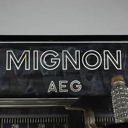 Typewriter - AEG Co, Mignon Model 4, 1927-1928