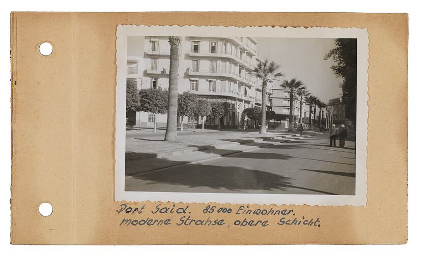 Streetscape, Port Said, 1955
