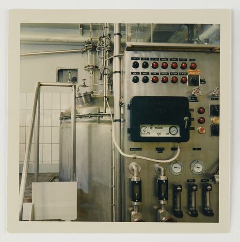 Slide 146, Control Panel, Kodak Factory, Coburg, 'Extra Prints of Coburg Lecture' album, circa 1960s