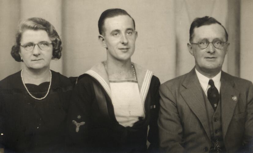 Theresa, James & Edward Leech, England, circa 1944