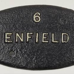 Depot Plate - Enfield Depot, New South Wales Government Railways