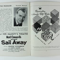 Programme - 'Who'll Come A-Waltzing?', Comedy Theatre, Melbourne, 1963