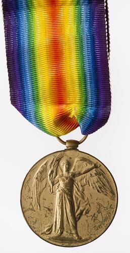 Medal - Victory Medal 1914-1919, Great Britain, Private J.E. Reilly, 1919 - Obverse