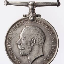 Medal - British War Medal, Great Britain, Corporal John George, 1914-1920 - Obverse