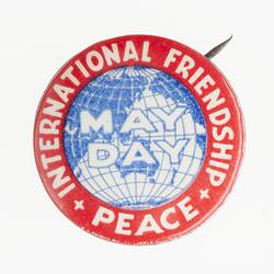 Badge - May Day International Friendship Peace