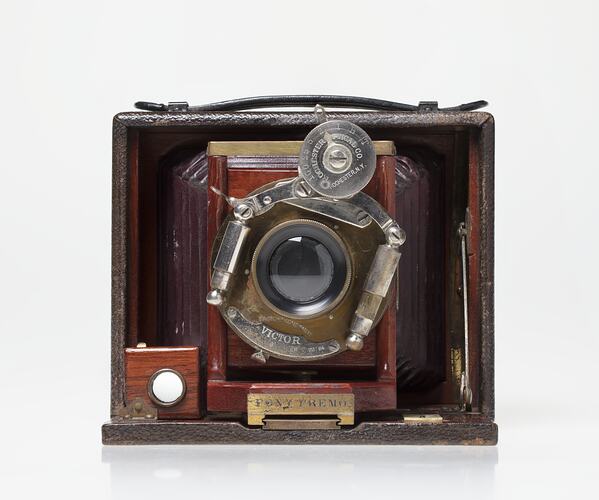 Camera - Rochester Optical Co, 'Pony Premo', Folding View Camera, Rochester, U.S.A., circa 1890