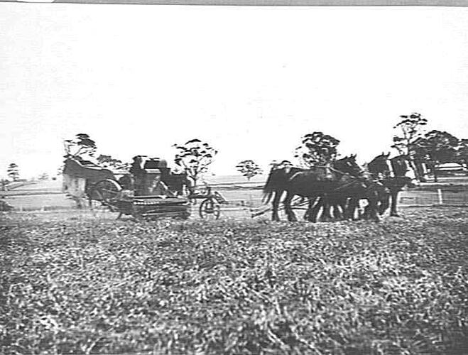 Photograph H.V. McKay Pty Ltd, Farm Equipment Manufacture & Field